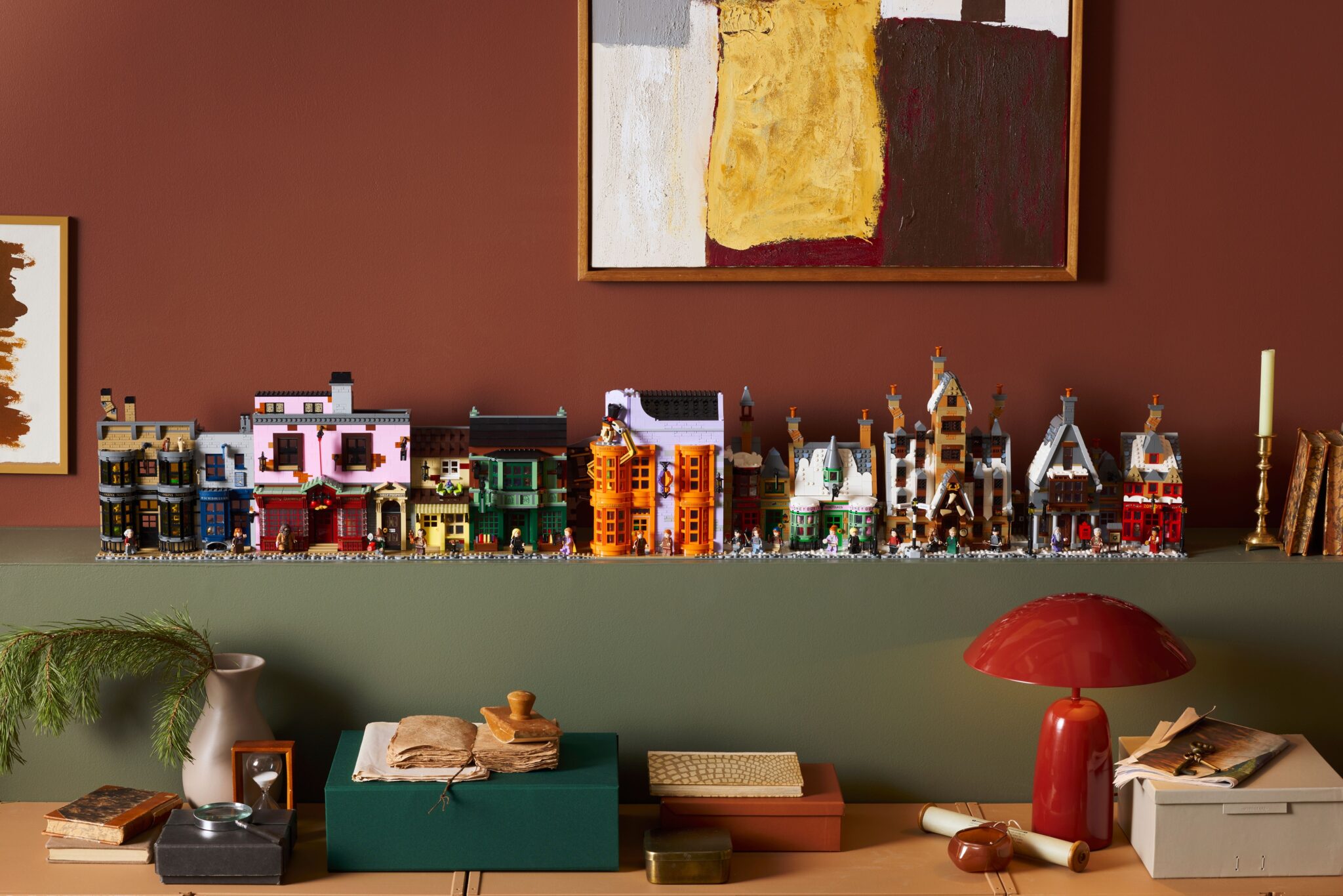 Comparison between LEGO® 76457 Hogsmeade Village Collectors’ Edition and the LEGO 75978 Diagon Alley