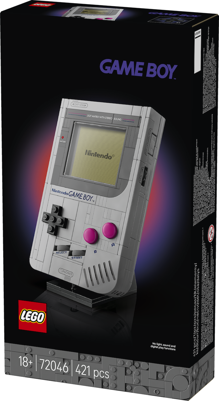 LEGO 72046 Game Boy revealed with Mario and Zelda cartridges