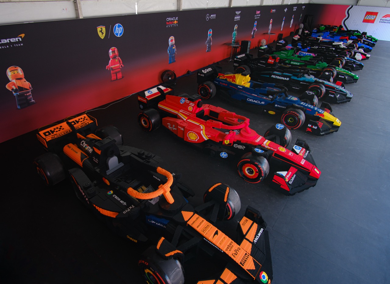 LEGO&reg; and Formula 1&reg; Make History: 10 Life-Sized, Drivable LEGO&reg; F1 Cars Debut at the 2025 Miami Grand Prix