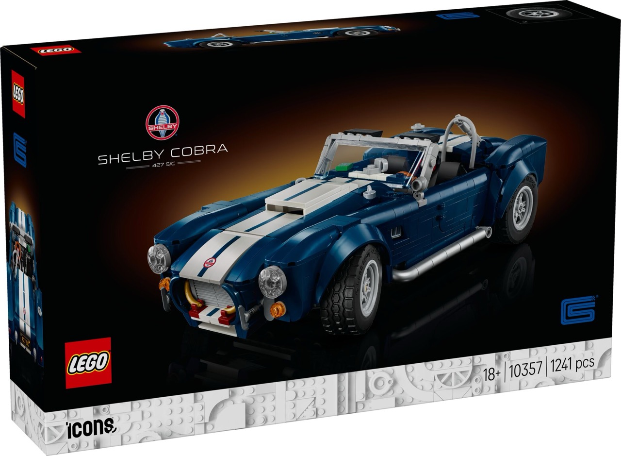 LEGO® Icons Shelby Cobra 427 S/C: A Legend Hits the Brick Garage