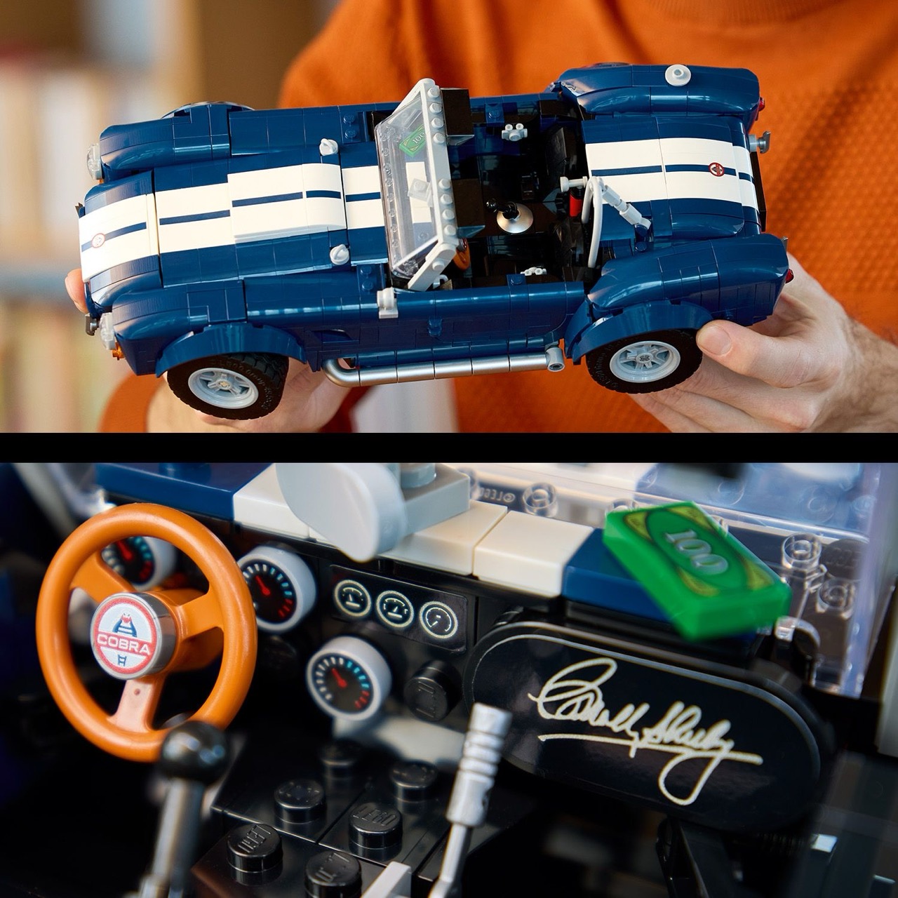 LEGO® Icons Shelby Cobra 427 S/C: A Legend Hits the Brick Garage
