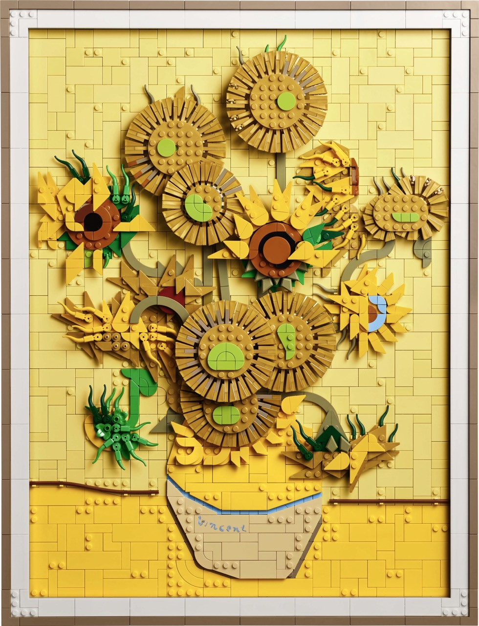 LEGO® Art 31215 Vincent Van Gogh Sunflowers: A Brick-Built Masterpiece for Your Wall