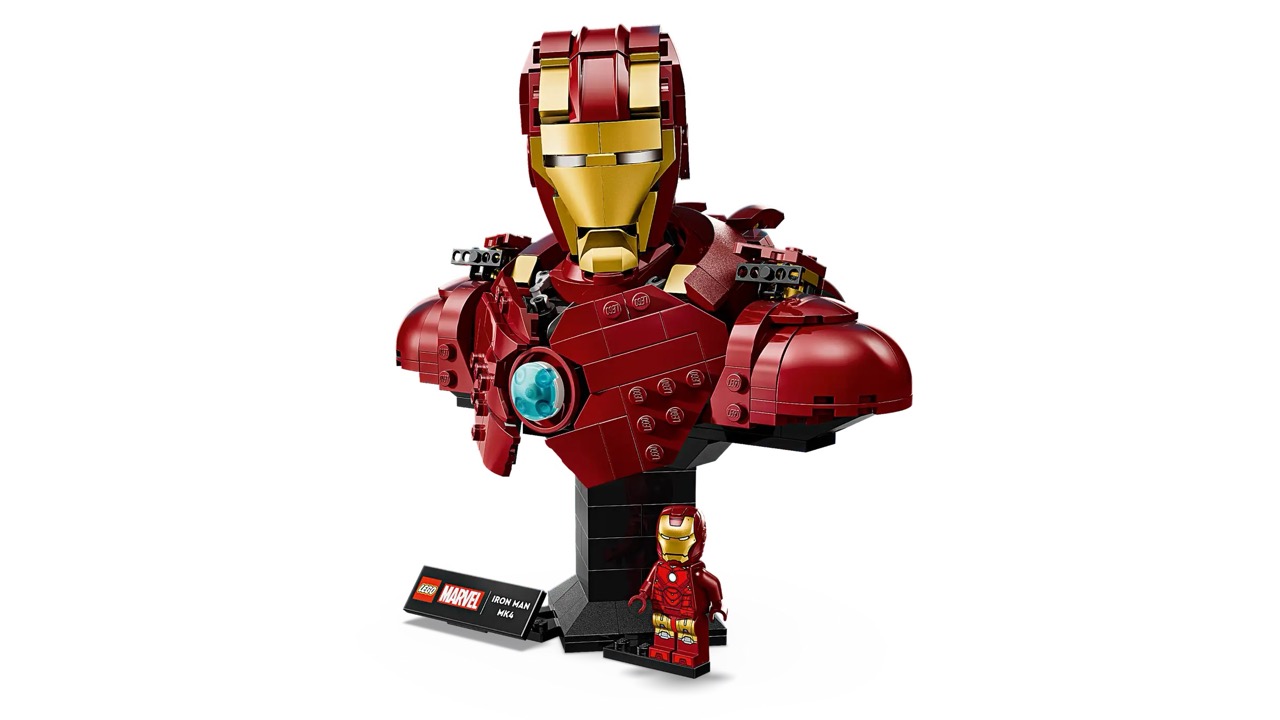 LEGO® Marvel Mini Bust Collection: Iron Man MK4 and Iron Spider-Man Busts Unveiled