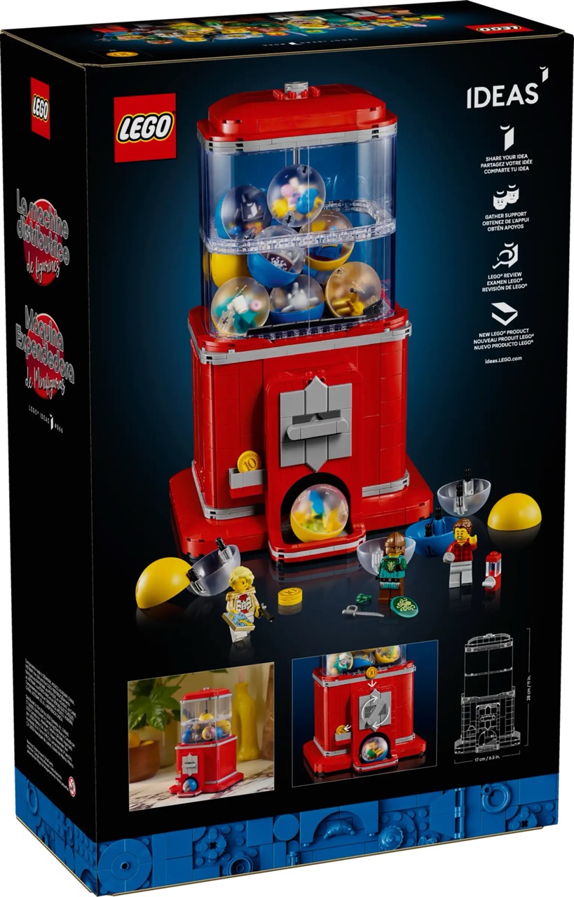 LEGO® Ideas 21358 Minifigure Vending Machine: A Nostalgic, Interactive Build Packed with Exclusive Minifigures