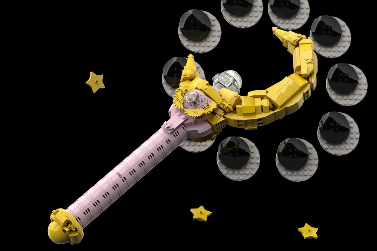LEGO® Sailor Moon Star Rod Brings Anime Magic to Bricks