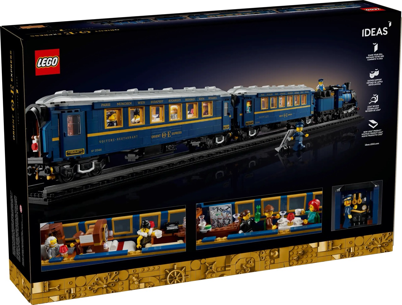 LEGO® Reimagines the Orient Express (21344) for Its 140th Birthday