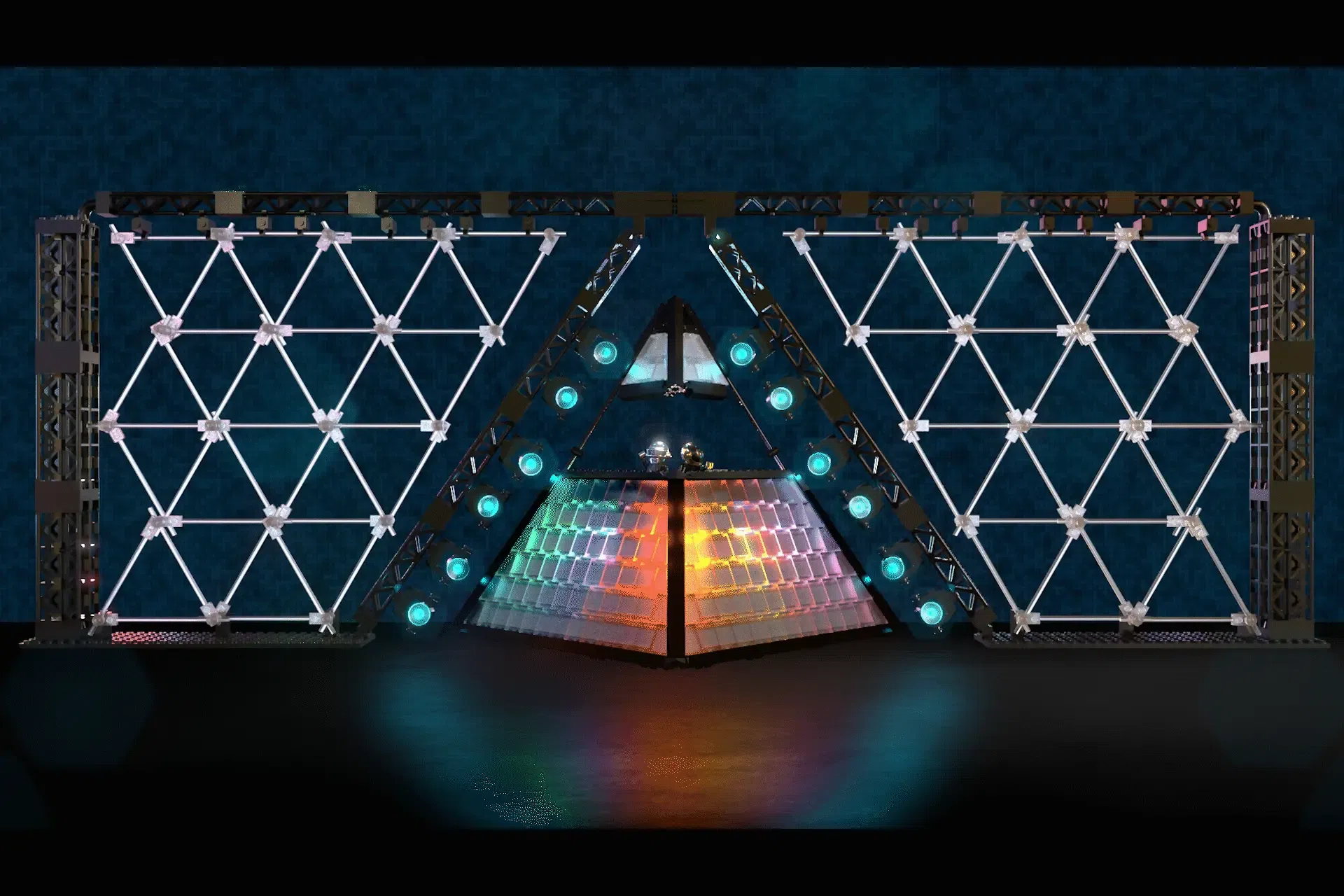 LEGO® Daft Punk Pyramid Brings Alive Tour Back to Life