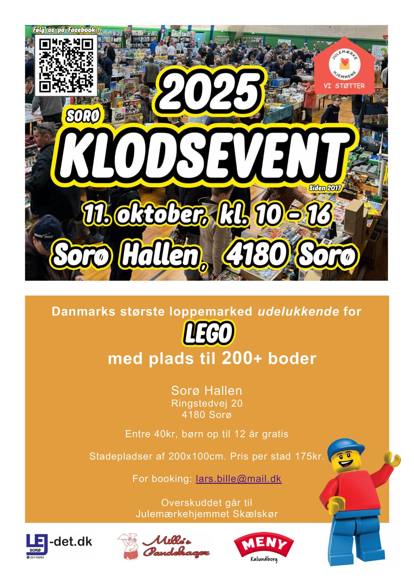 Jagten på 200+ LEGO® boder starter til KLODSEVENT 2025 i Danmark