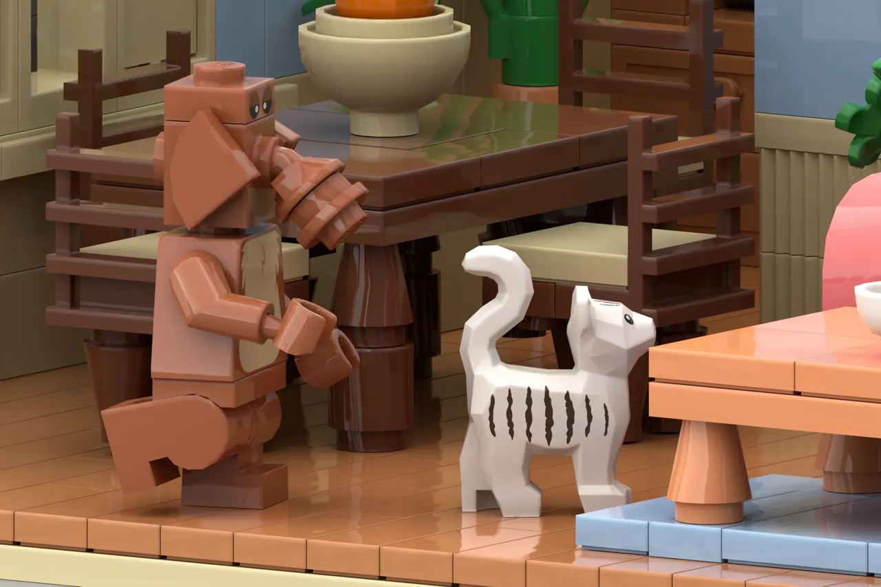Fan builder tanuki_brikz recreated the Tanner Residence from the 80s sitcom ALF
