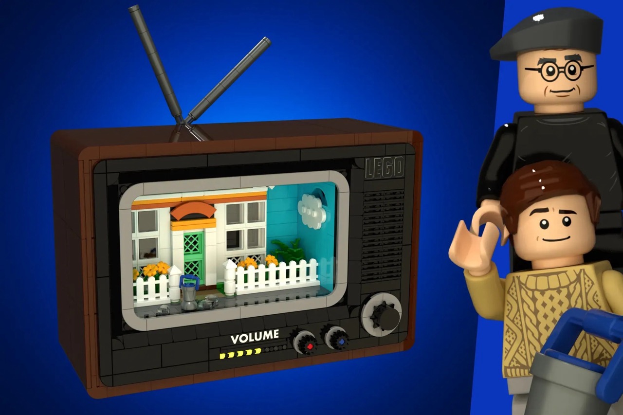 A fan-made LEGO® Ideas diorama transforms The Truman Show into a retro television set.