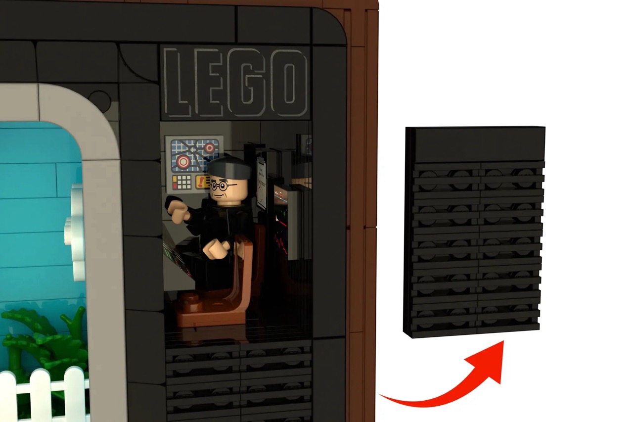 A fan-made LEGO® Ideas diorama transforms The Truman Show into a retro television set.