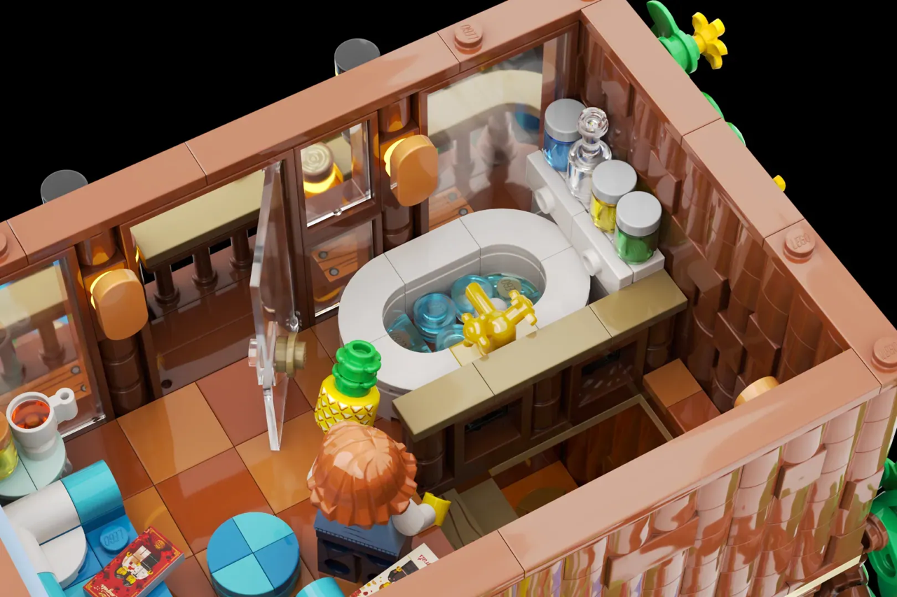 A tranquil LEGO® tribute to Maldivian paradise, inspired by real honeymoon memories.