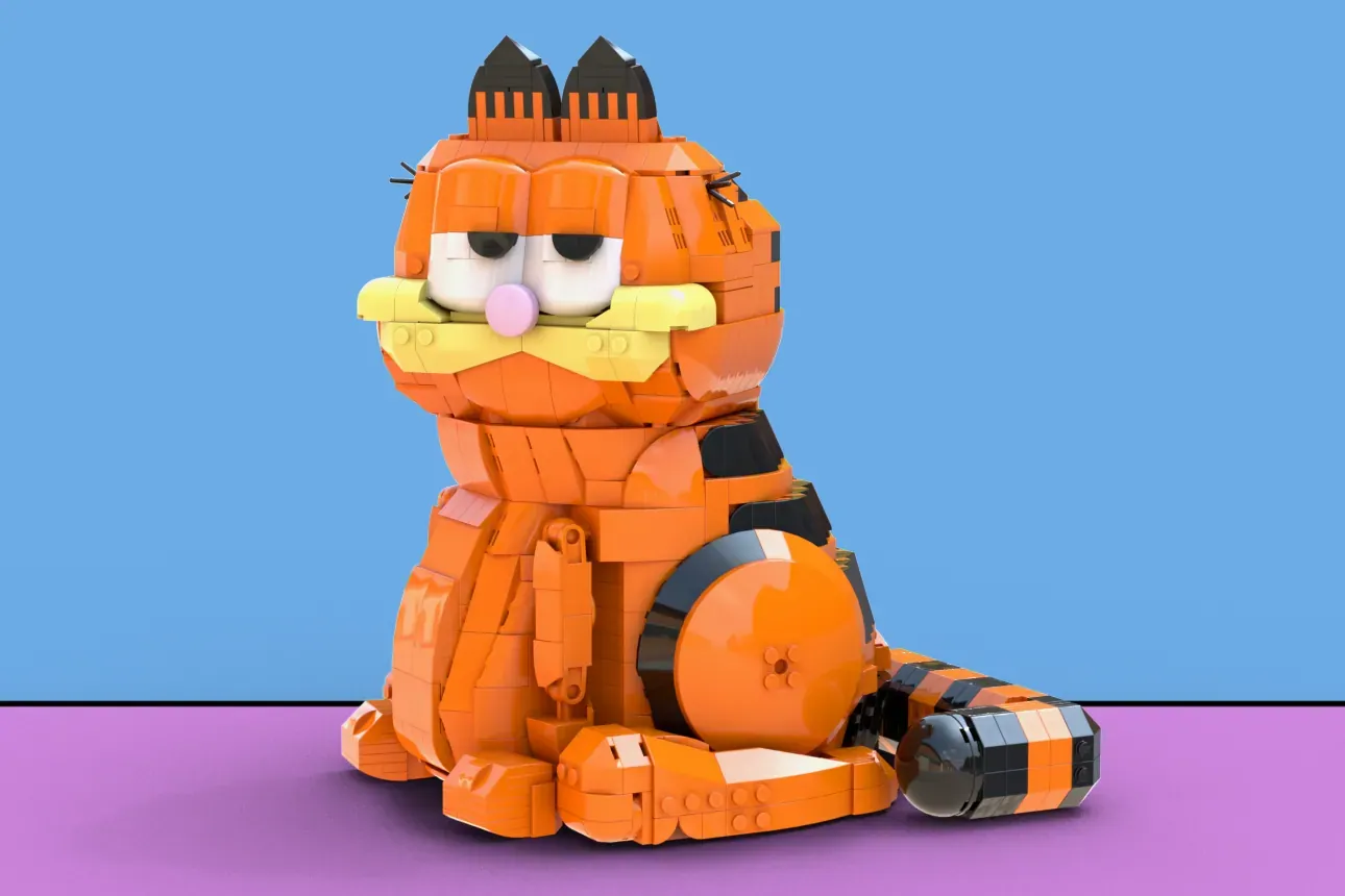 LEGO® Garfield by Packatrix has reached 10,000 votes on LEGO® Ideas.