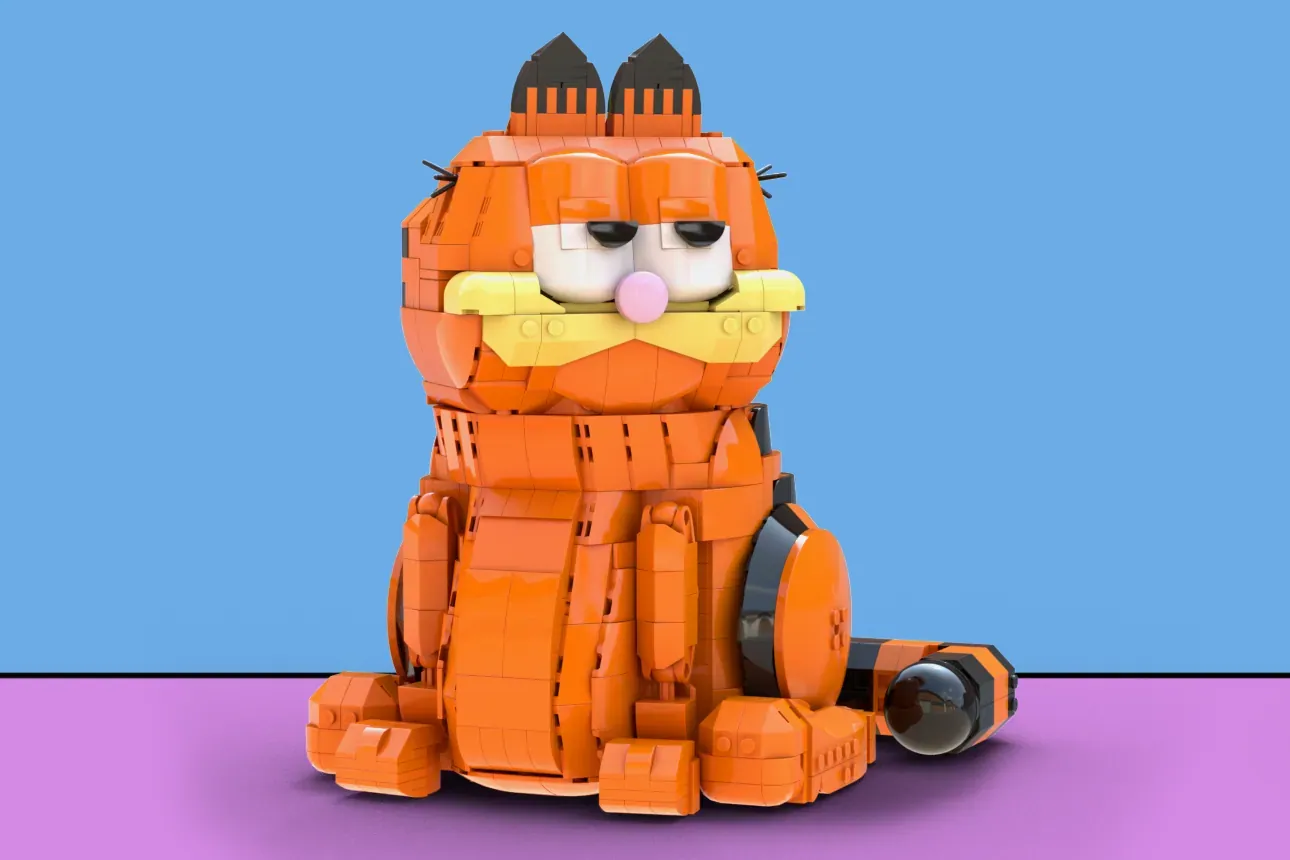 LEGO® Garfield by Packatrix has reached 10,000 votes on LEGO® Ideas.
