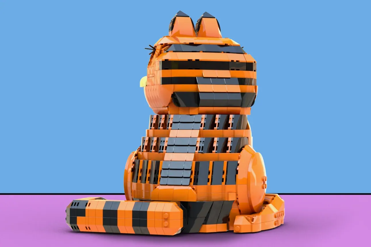 LEGO® Garfield by Packatrix has reached 10,000 votes on LEGO® Ideas.