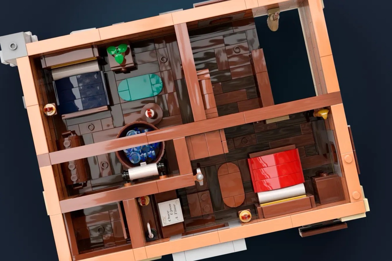 A LEGO® Ideas project is a Medieval Tavern with 2498 pieces and 6 minifigures recreates the heart of a medieval village.
