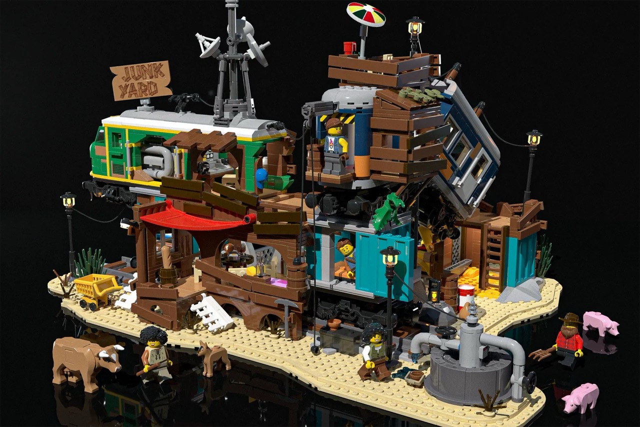 Fan designer Bricky_Brick turns forgotten locomotives into a thriving LEGO® Train Junkyard community.