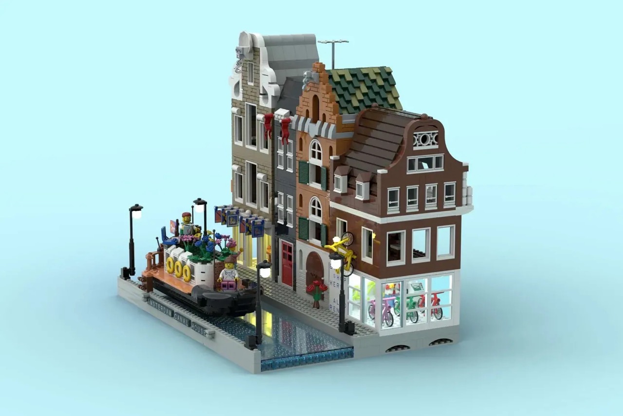 The LEGO® Amsterdam Canal Houses project hit 10,000 votes and is now under official LEGO® review.
