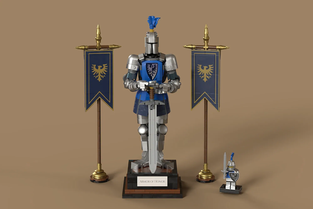 LEGO® Ideas Armor of Honor has reached 10,000 votes and is under official review.