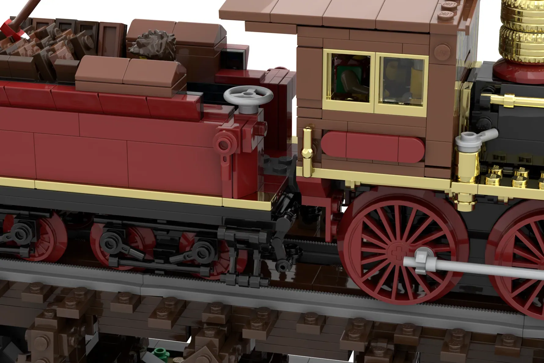 The LEGO® 1800s Railroading | Bridges and Engines project has reached 10,000 votes and is now under official review.
