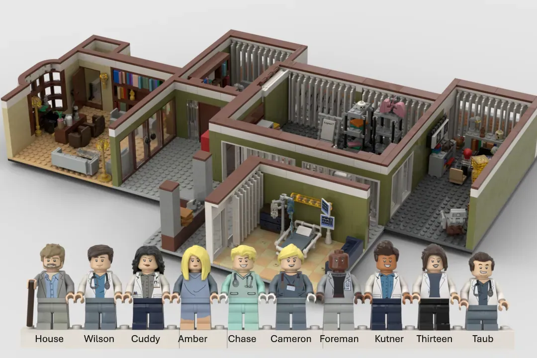 Fan-designed LEGO® House M.D. project hits 10,000 votes and enters official review.