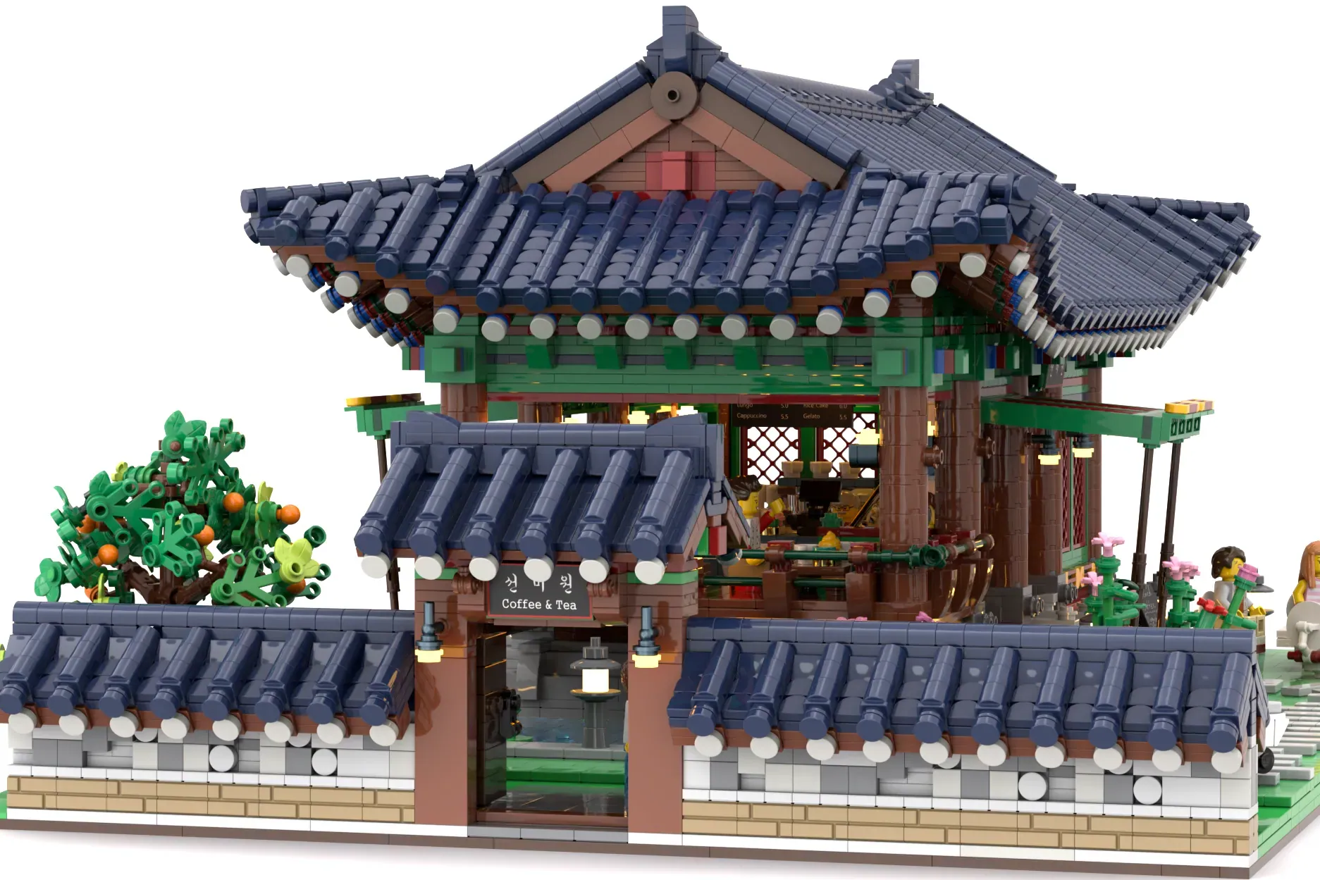 The LEGO® Seonbi-Won Korean Tea House has reached 10,000 votes and is now under LEGO® review.
