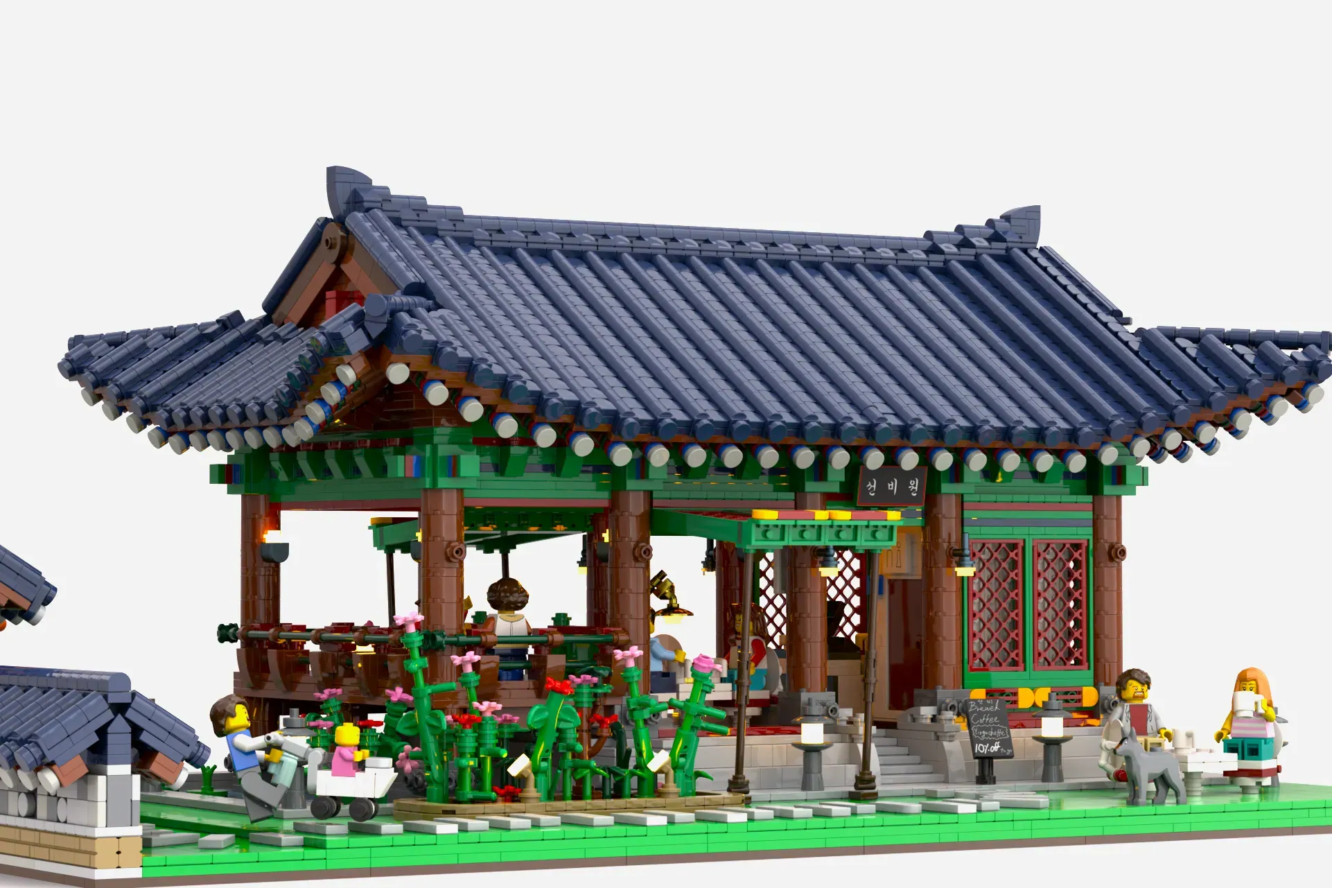 The LEGO® Seonbi-Won Korean Tea House has reached 10,000 votes and is now under LEGO® review.