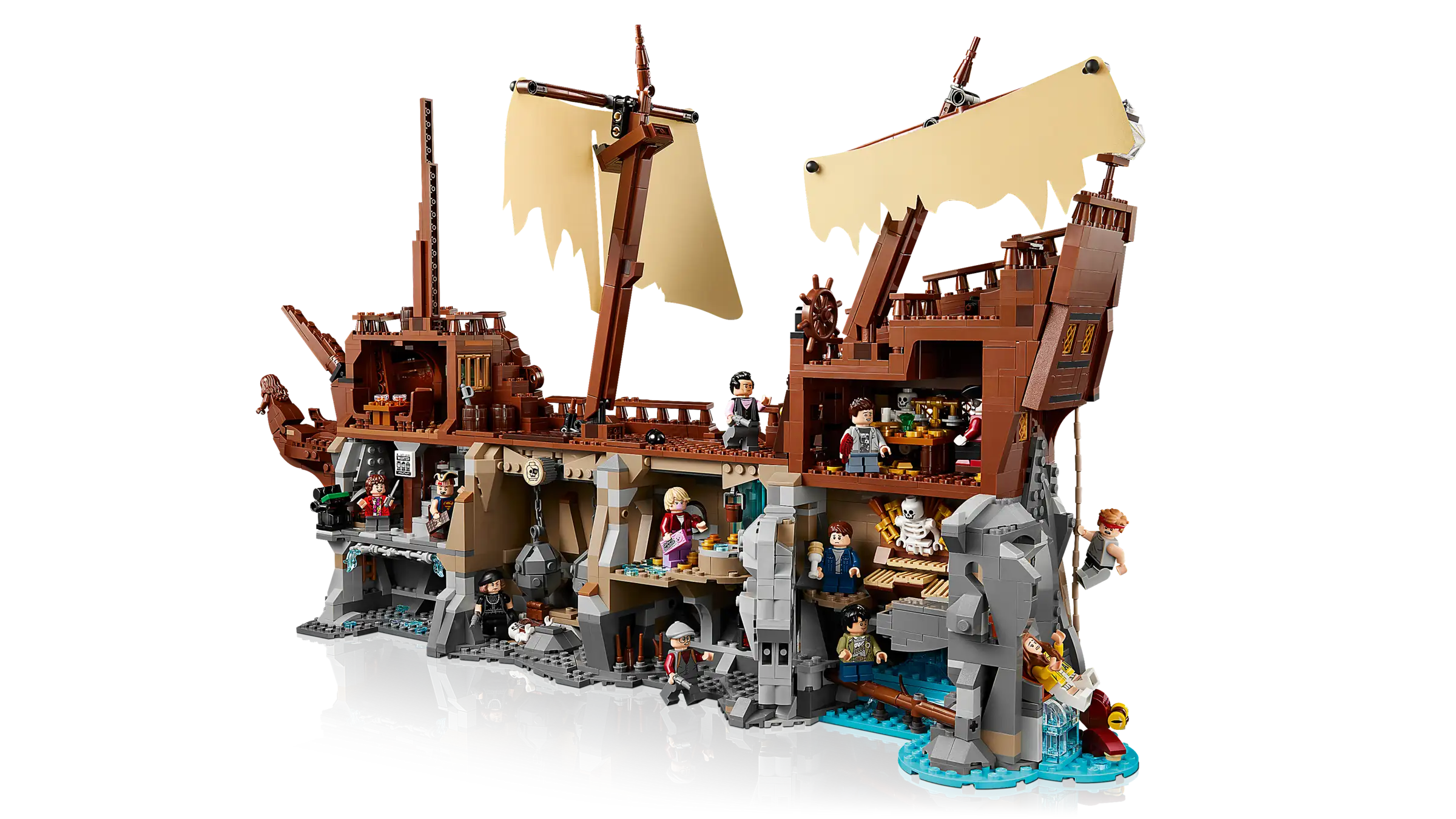 The LEGO® Ideas 21363 The Goonies set captures iconic movie scenes in 2,912 pieces.