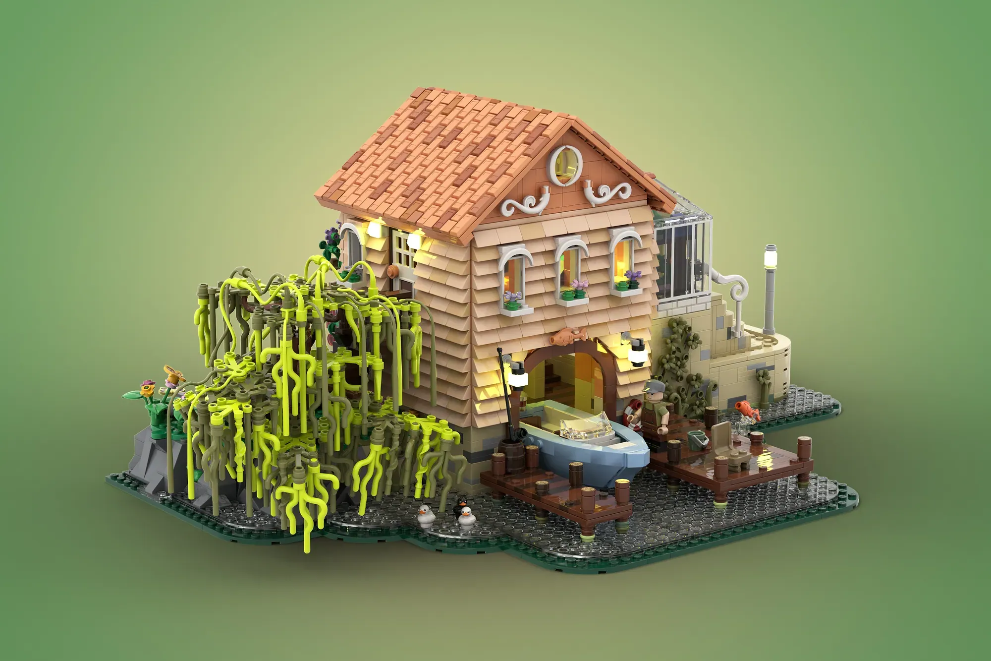 LEGO® Lake House project earns 10,000 votes and enters official review phase.