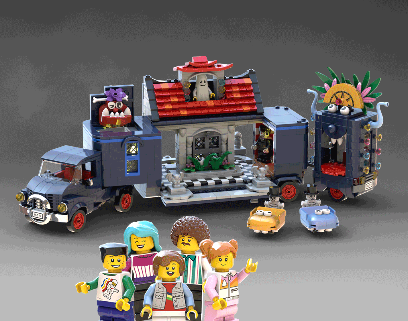 Fan builder Briquette brings back the eerie magic of carnival ghost trains with a LEGO® Ideas project now chasing 10,000 votes.