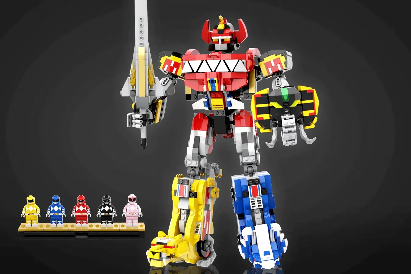 How the LEGO® Megazord project roared to 10,000 votes and became an official set.