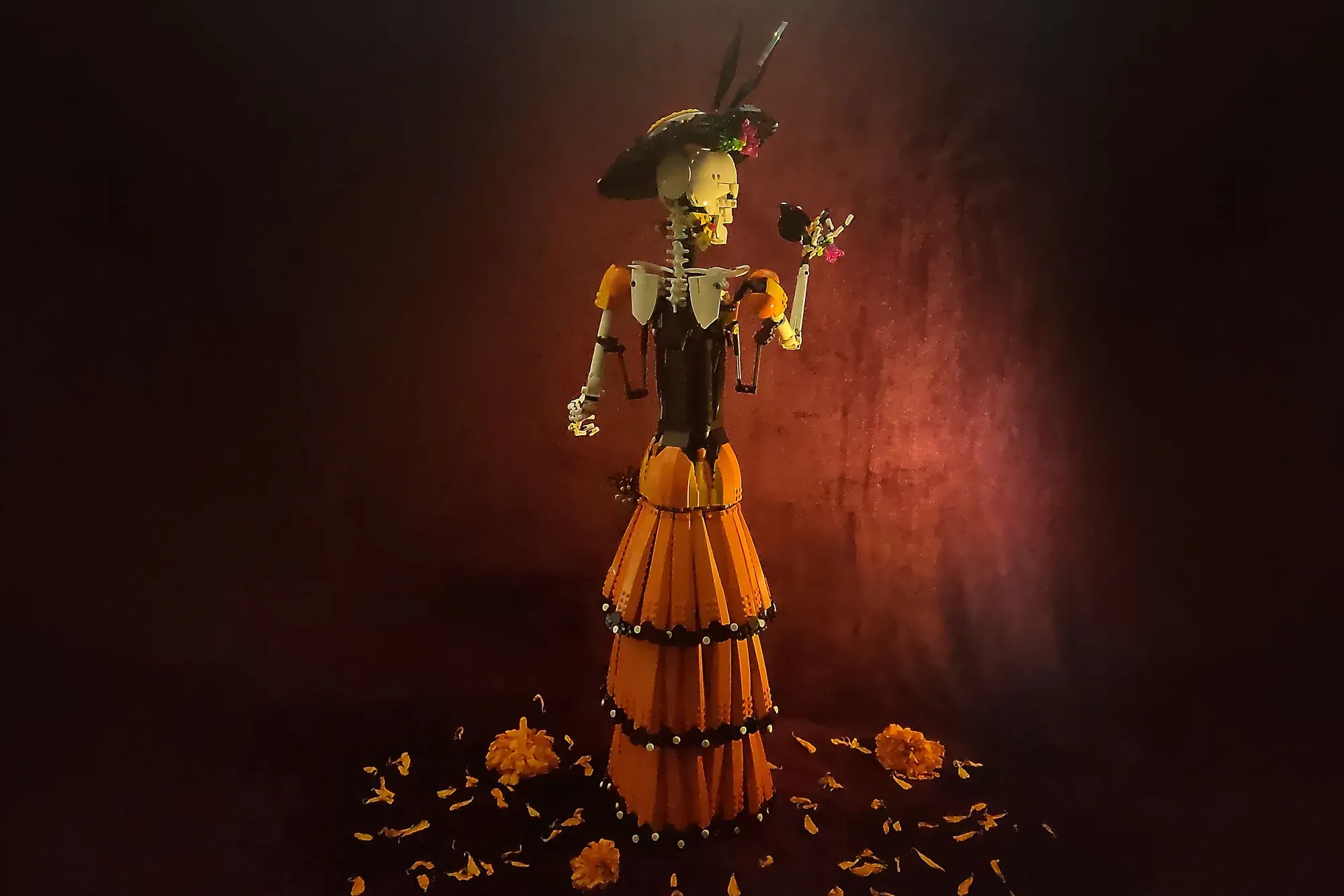 La Catrina LEGO® project by yop1172 reaches 10,000 votes and is officially moving to production.
