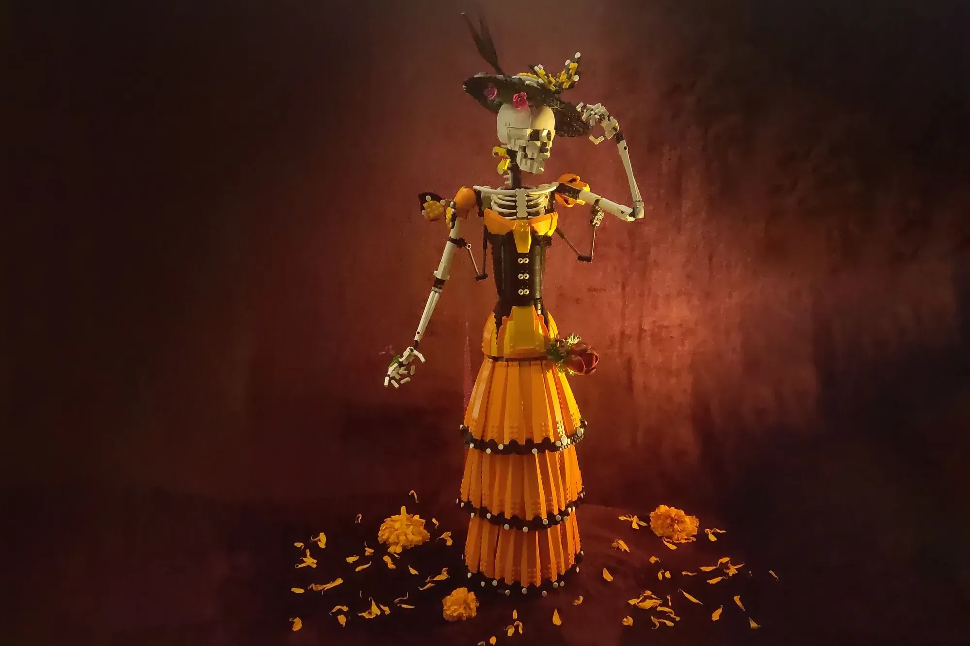 La Catrina LEGO® project by yop1172 reaches 10,000 votes and is officially moving to production.