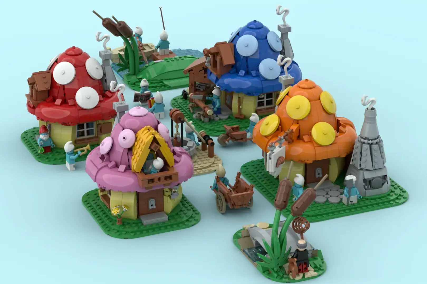 LEGO® Smurf Village Officially Becomes a Reality! A Blue-Tiful Tribute to Nostalgia and Belgian Comics Magic