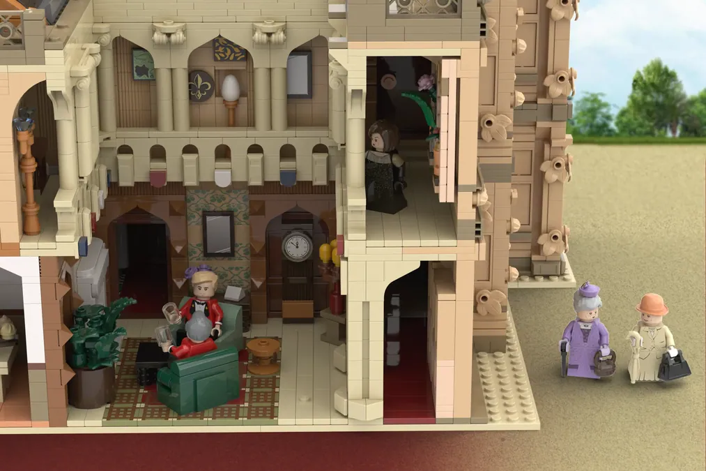 The grand doors of Highclere Castle are opening in LEGO® brick form, as the Downton Abbey project by BRO3 has officially reached the 10,000 supporter milestone and been approved to become an official LEGO® Ideas set