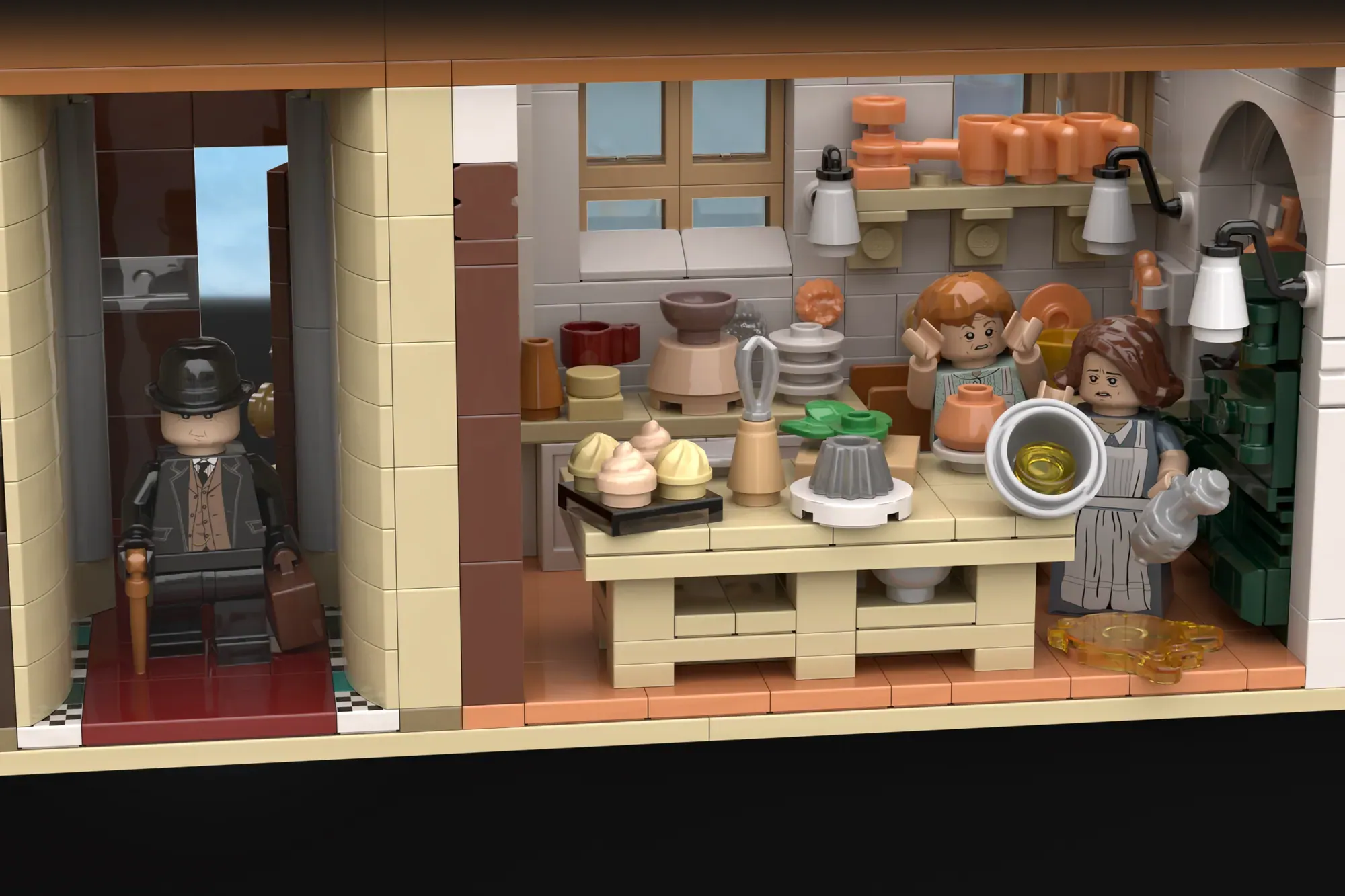 The grand doors of Highclere Castle are opening in LEGO® brick form, as the Downton Abbey project by BRO3 has officially reached the 10,000 supporter milestone and been approved to become an official LEGO® Ideas set