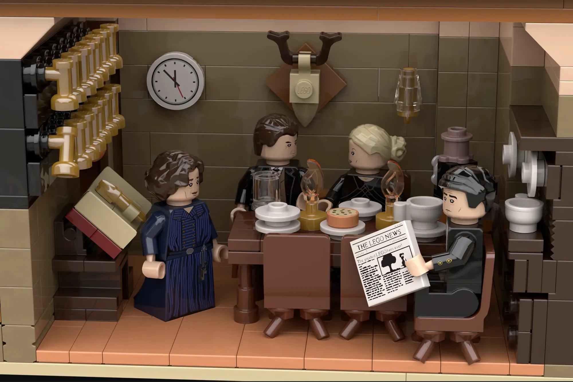 The grand doors of Highclere Castle are opening in LEGO® brick form, as the Downton Abbey project by BRO3 has officially reached the 10,000 supporter milestone and been approved to become an official LEGO® Ideas set