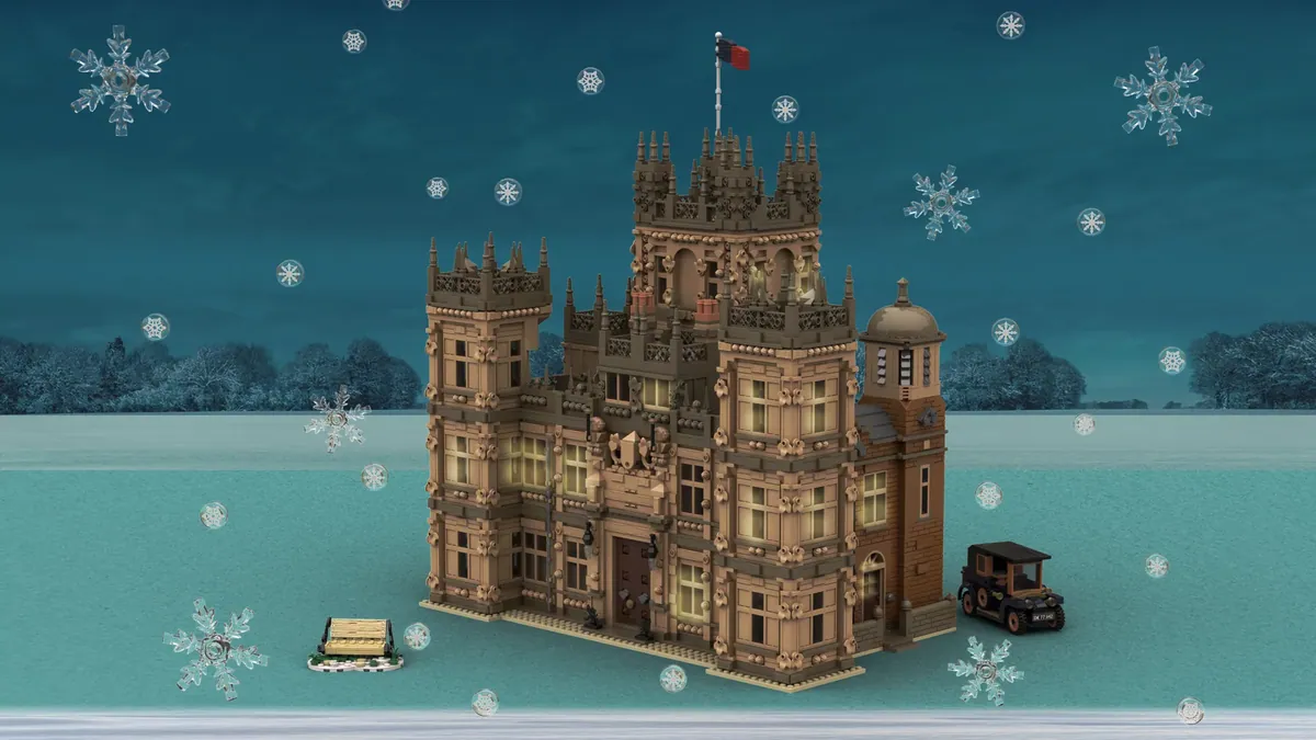 The grand doors of Highclere Castle are opening in LEGO® brick form, as the Downton Abbey project by BRO3 has officially reached the 10,000 supporter milestone and been approved to become an official LEGO® Ideas set