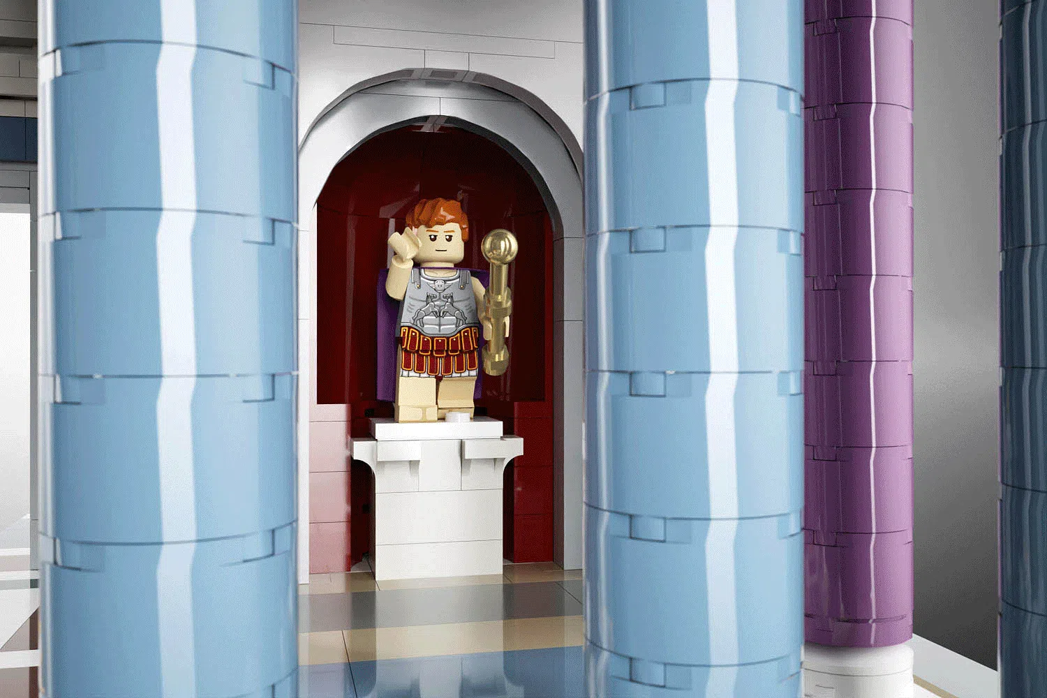 LEGO® Pantheon 124 AD Reaches 10,000 Votes. The Temple of the Gods Awaits LEGO Review — build progress