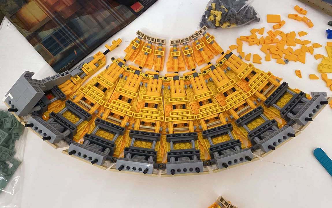 LEGO® Pantheon 124 AD Reaches 10,000 Votes. The Temple of the Gods Awaits LEGO Review — detail view