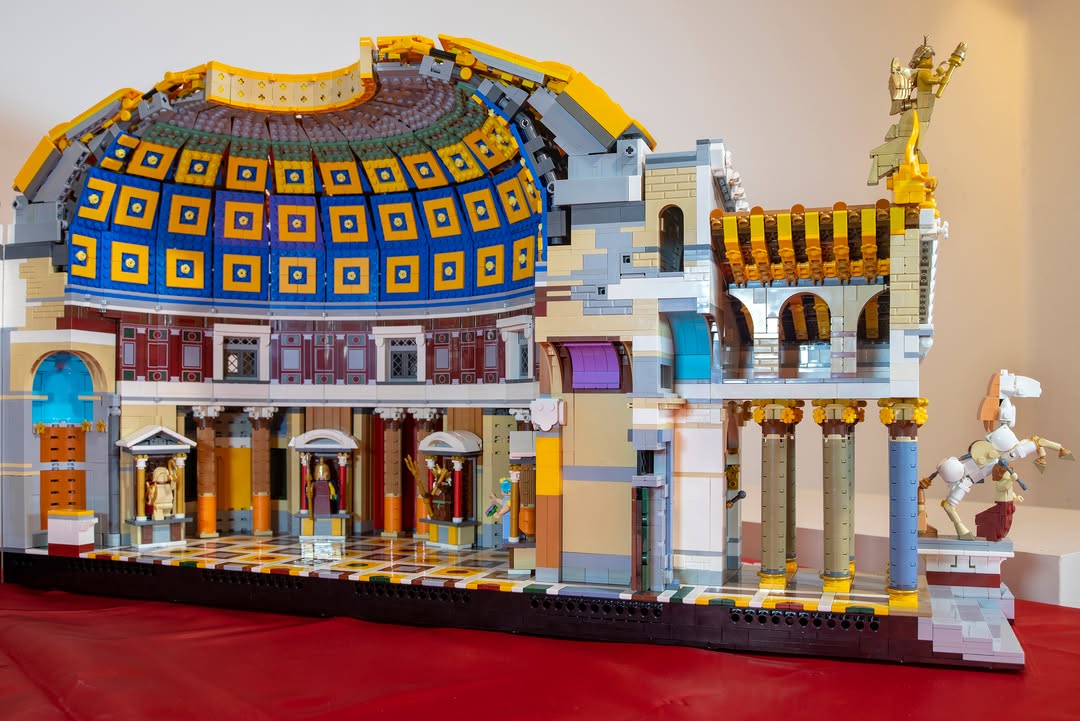 LEGO® Pantheon 124 AD Reaches 10,000 Votes. The Temple of the Gods Awaits LEGO Review — finished model