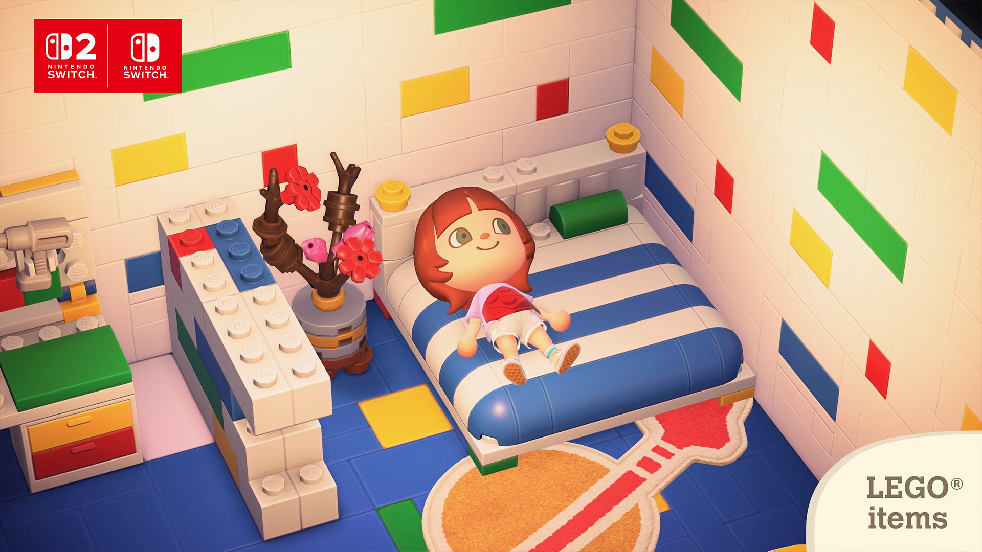 LEGO decor and clothing arrives in Animal Crossing. New Horizons gets a huge 2026 update — close-up