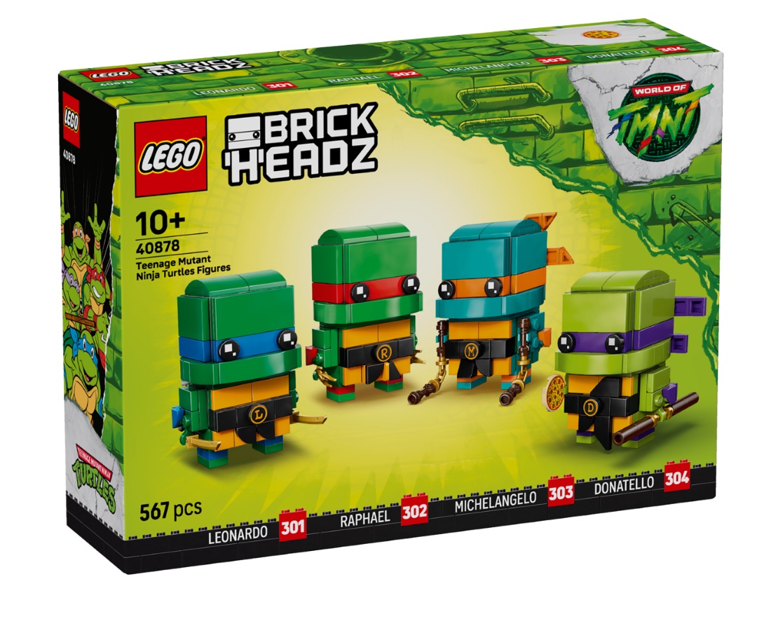 Teenage Mutant Ninja Turtles BrickHeadz 2026: All Four Turtles Are Back in LEGO® Form