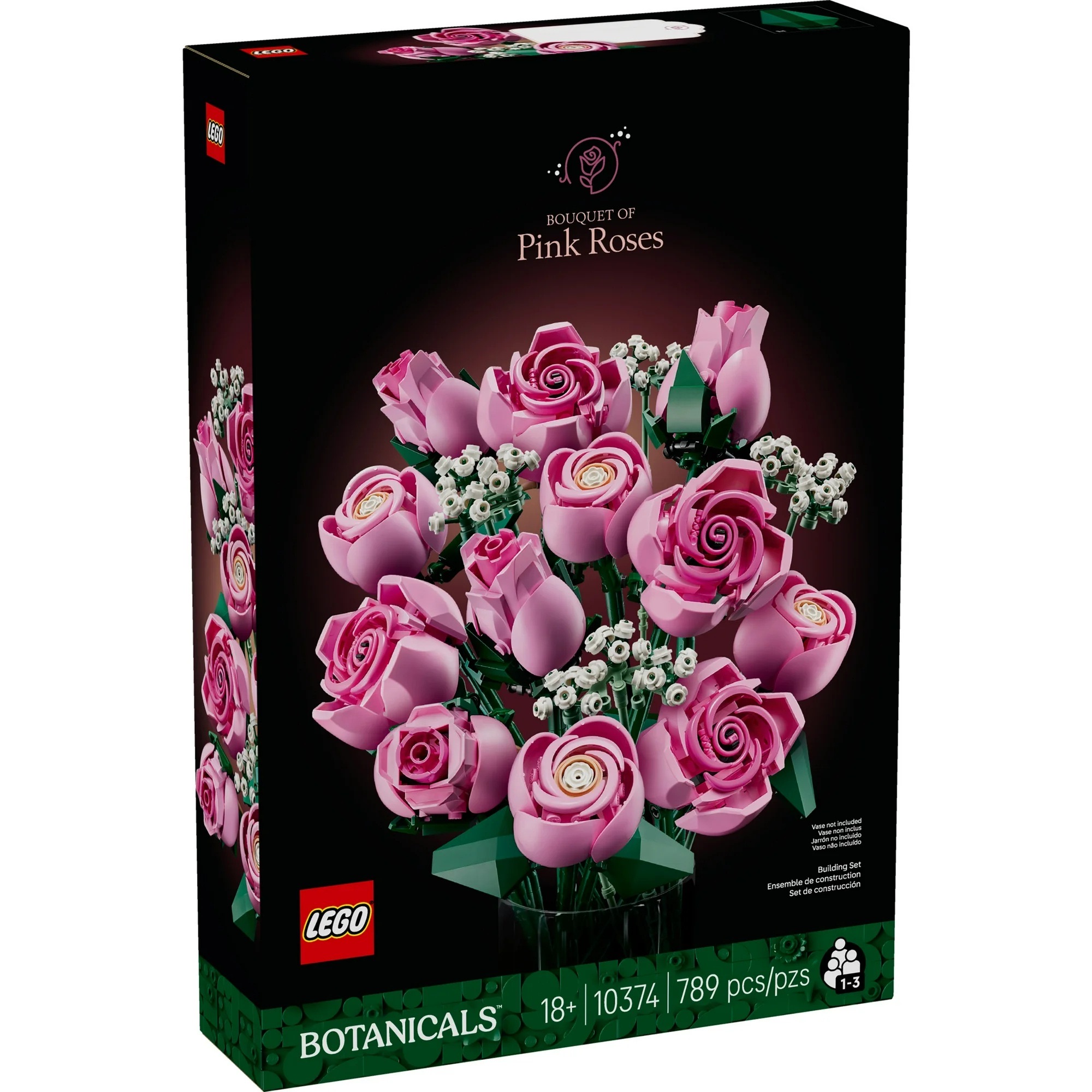 LEGO® Botanicals 10374 Bouquet of Pink Roses: A Blooming Beauty for Your Collection