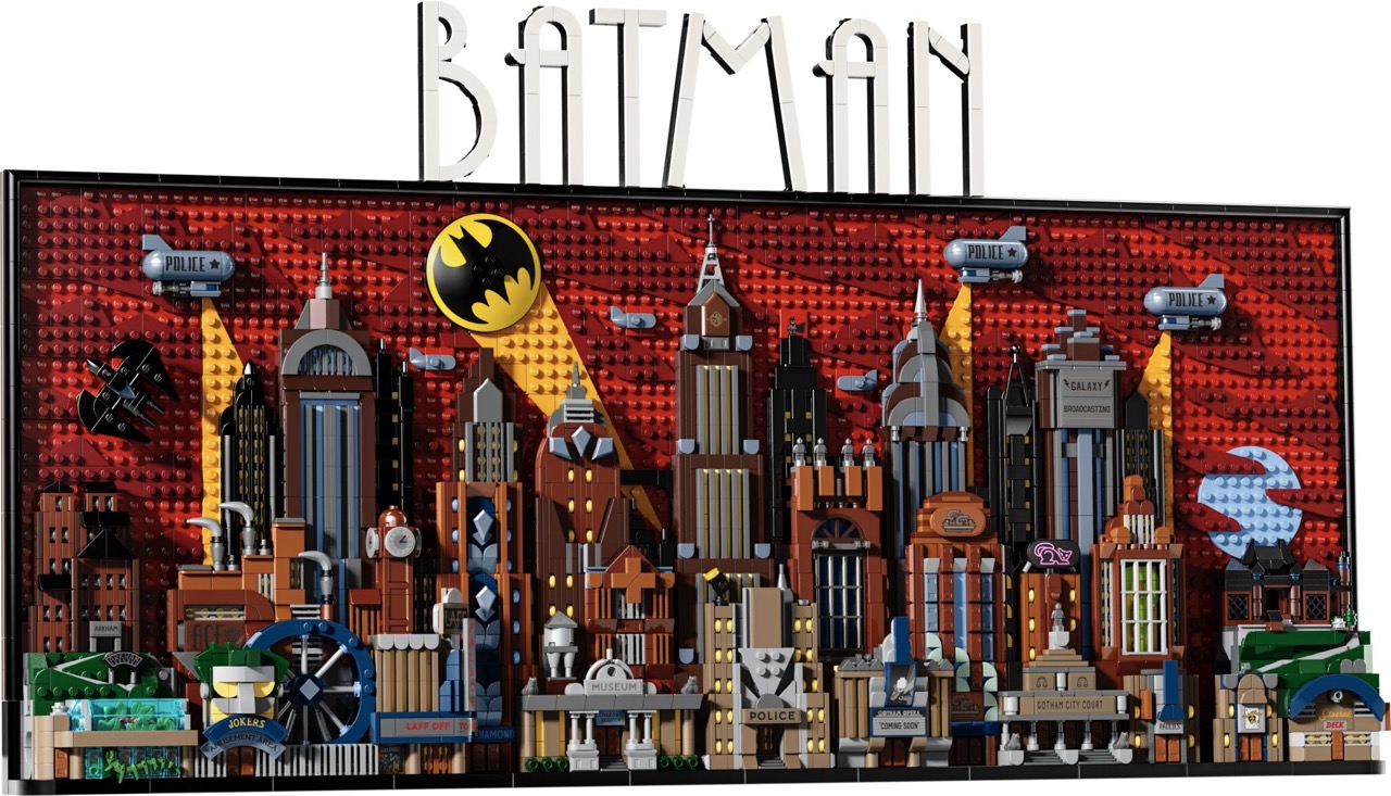 LEGO® 76271 Batman: The Animated Series Gotham City Skyline - Where Nostalgia Meets Brick Art