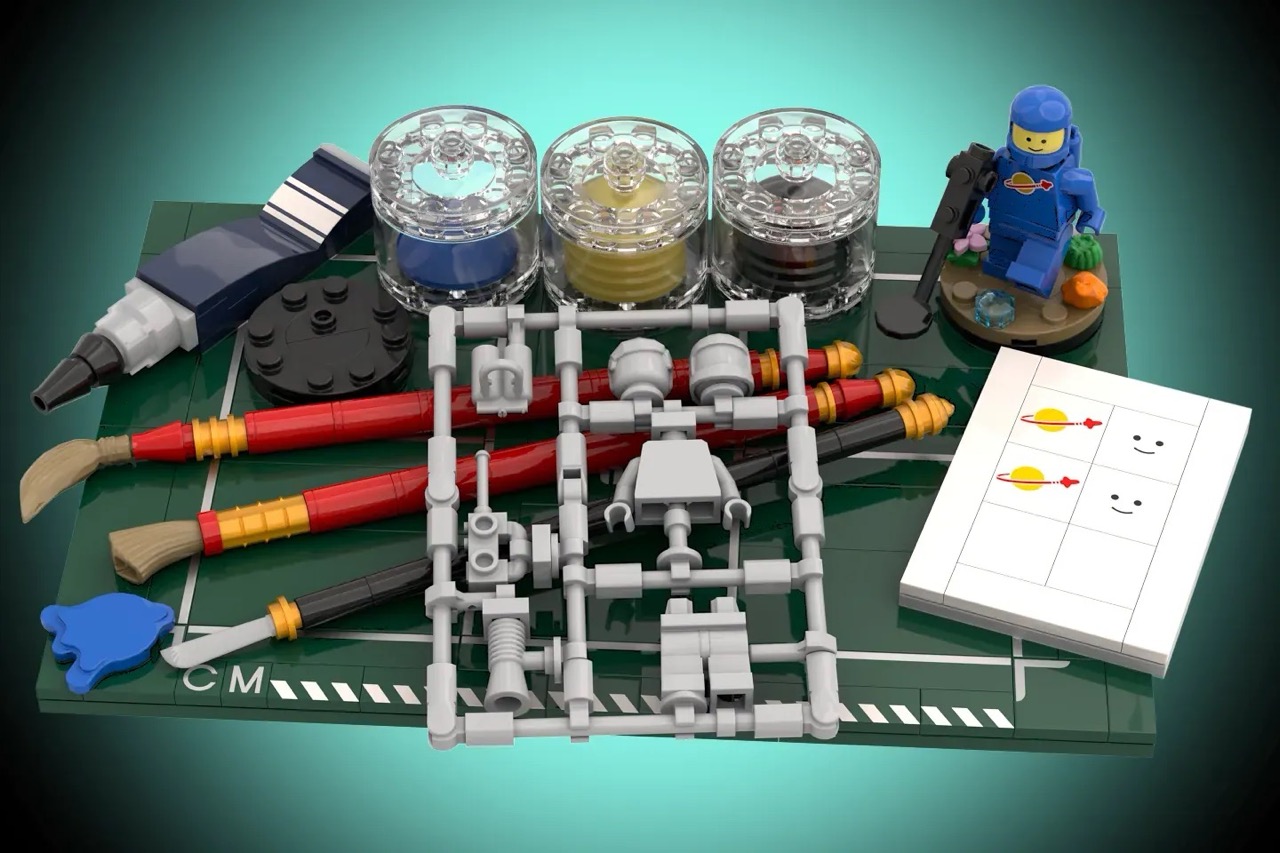 LEGO® Ideas GWP 2026: Build, Paint and Play! Minifigure Model Kit Revealed