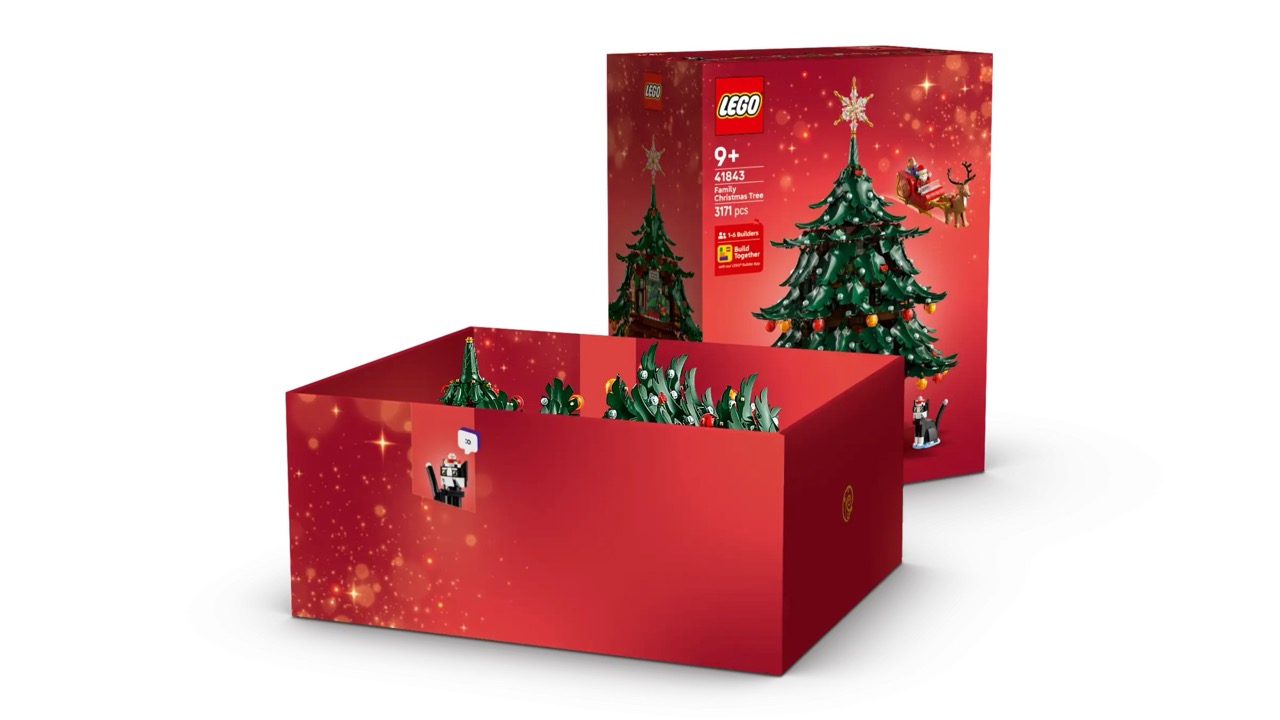 LEGO® Unwraps 2025 Winter Village Magic: Holiday Express Train and a Towering Family Christmas Tree
