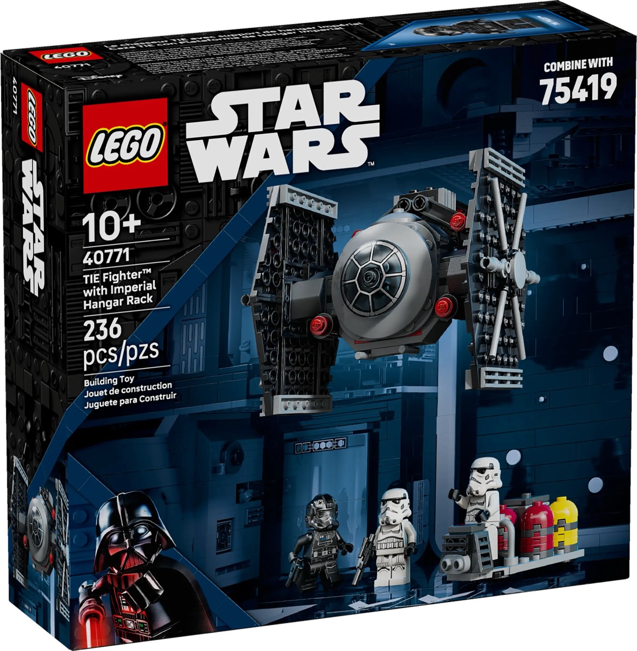 LEGO® Star Wars™ 40771 TIE Fighter with Imperial Hangar Rack: A Closer Look