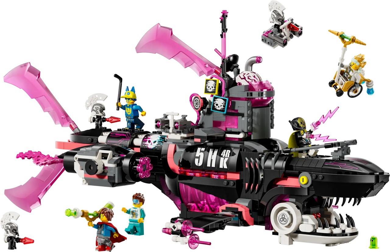 LEGO® DREAMZzz June 2025 Wave: Five New Sets Unveiled, Including the Massive Nightmare Shark Submarine!