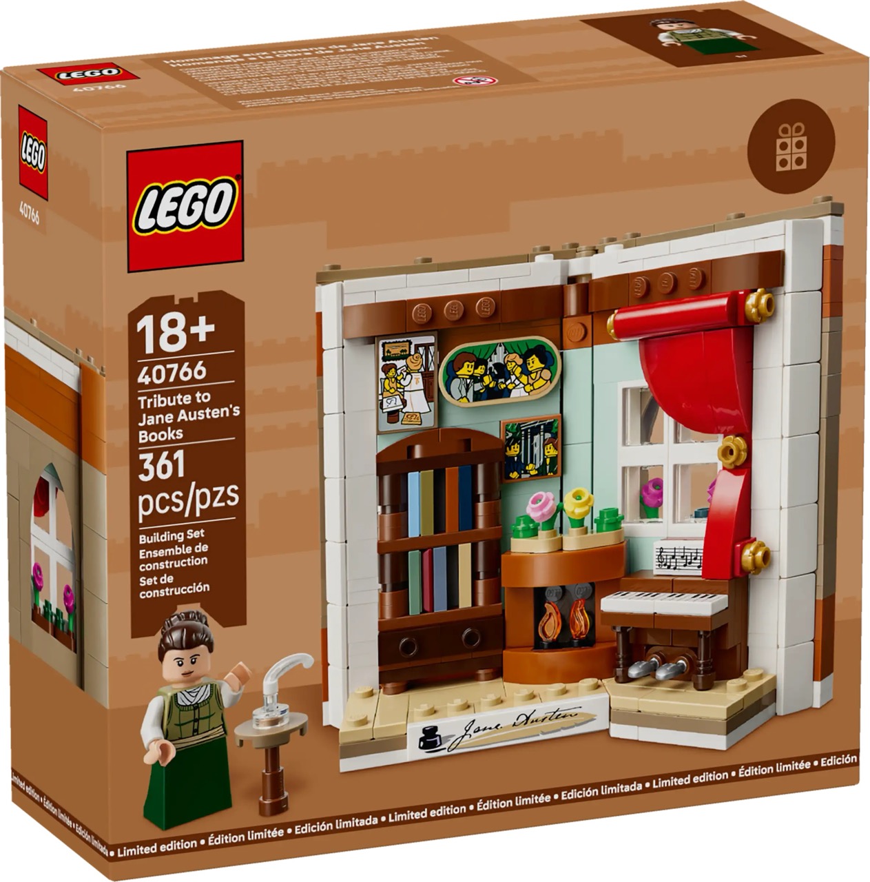 LEGO® 40766 Tribute to Jane Austen’s Books: A Charming GWP for Literature Lovers